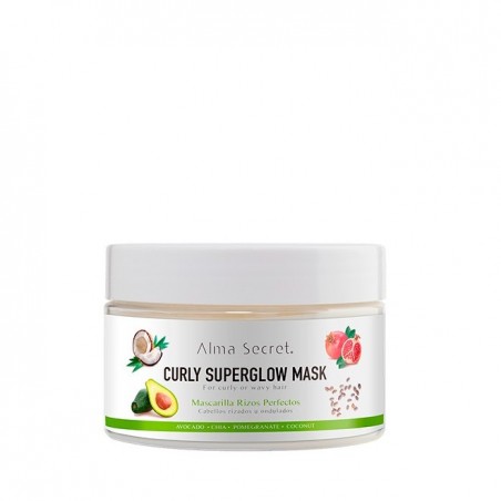 Curly Superglow Mask (Cabello Rizado) 250ml - Alma Secret