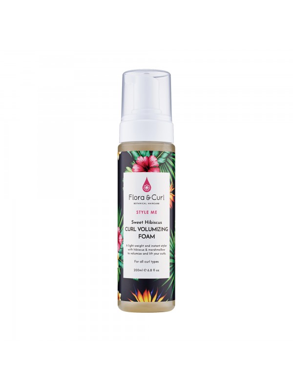 Sweet Hibiscus Curl Volumizing Foam - 200ml - Flora & Curl