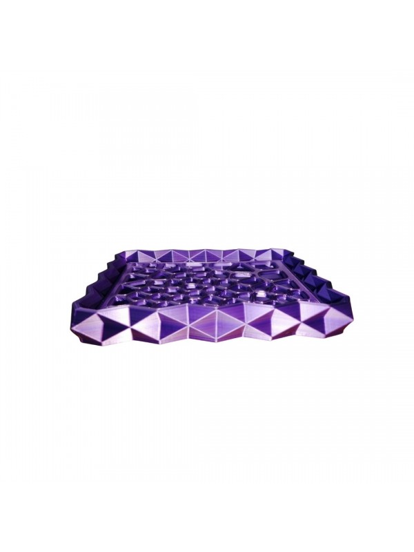 Jabonera impresión 3D Morado metalizado