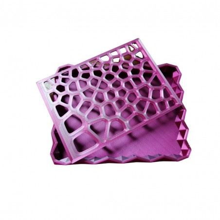 Jabonera impresión 3D Morado metalizado