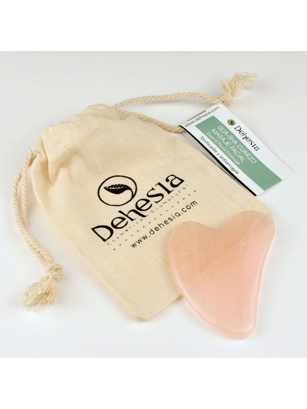 Gua-Sha de cuarzo para masaje facial