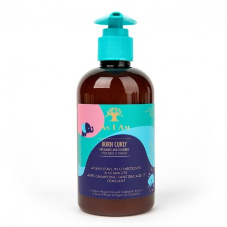 As I Am Born Curly Argan Leave-In Conditioner & Detangler 240ml