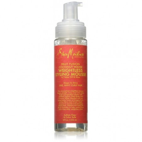 Shea Moisture Fruit Fusion Coconut Water Weightless Styling Mousse (236ml)