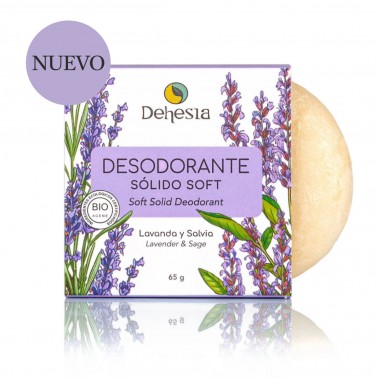 Desodorante Sólido Soft BIO con Lavanda y Salvia - Dehesia