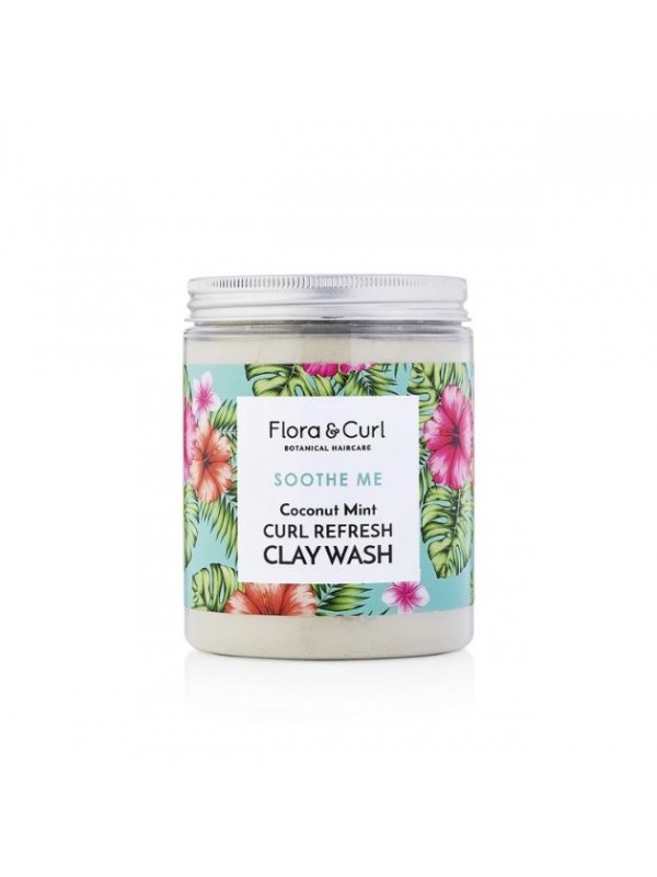 Coconut Mint Curl Refresh Clay Wash Flora & Curl 260GR