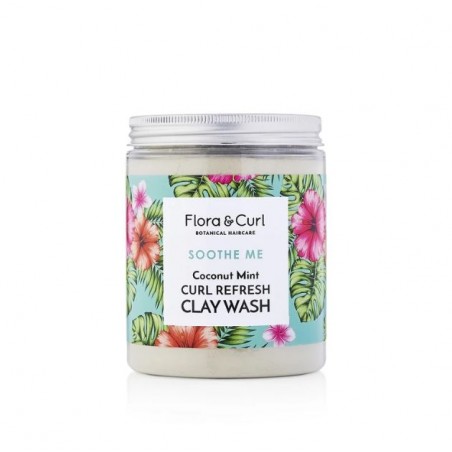 Coconut Mint Curl Refresh Clay Wash Flora & Curl 260GR