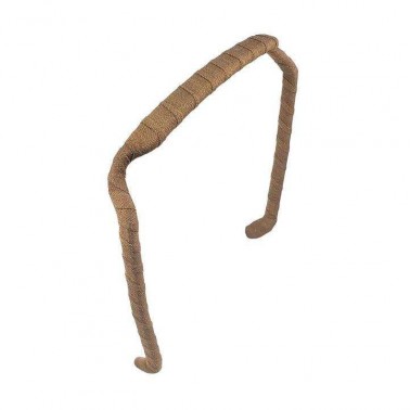  Zazzy Bandz Brown Headband Wrapped