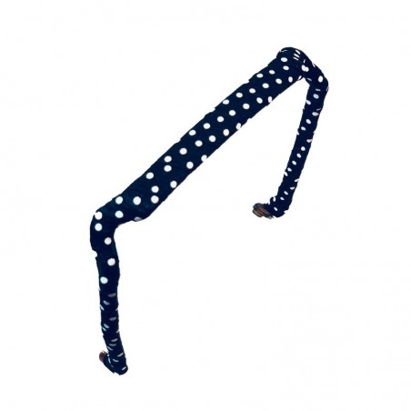 Zazzy Bandz Original Fit White Polka Dots an Black