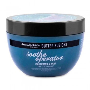 Aunt Jackie's Butter Fusions Soothe Operator Macadamia & Mint Mascarilla 227g