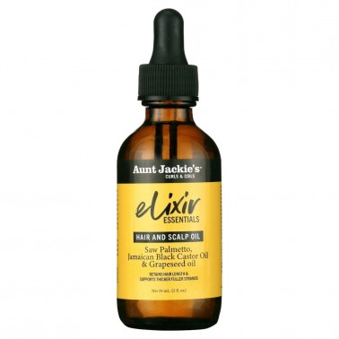 Aunt Jackie's Elixir Essentials Hair and Scalp Oil Saw Palmetto 59ml