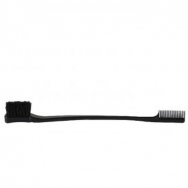 Bifull Cepillo y Peine para los Baby Hair Negro Baby Hair 2 en 1