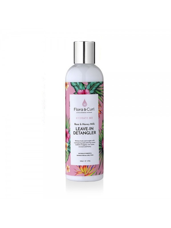 Flora & Curl Rose Water & Honey Leave-in Detangler 300ml