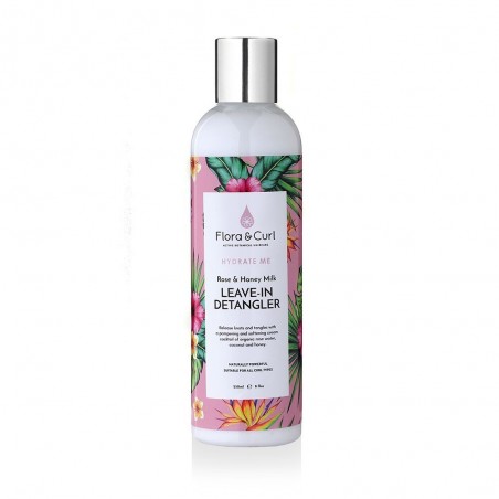 Flora & Curl Rose Water & Honey Leave-in Detangler 300ml