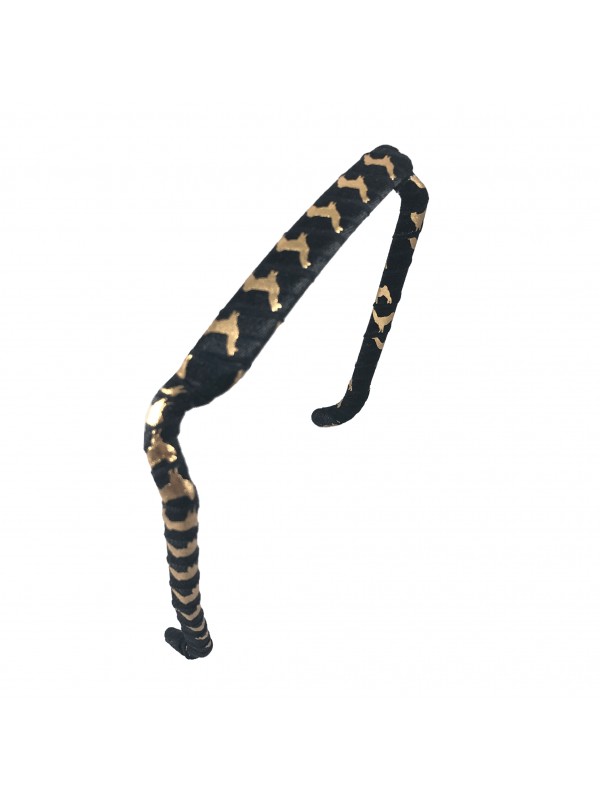 Zazzy Bandz Original Fit GOLD LLAMAS ON BLACK