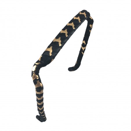 Zazzy Bandz Original Fit GOLD LLAMAS ON BLACK