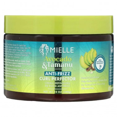 Mielle Avocado & Tamanu Anti-Frizz Curl Perfector Crème 340g