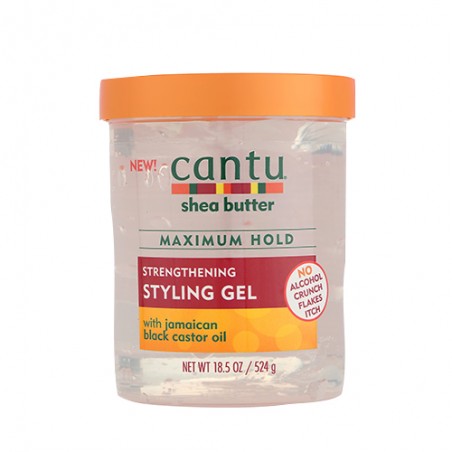 Cantu Shea Butter Maximum Hold Strengthening Styling Gel