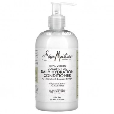 Shea Moisture 100% Virgin Coconut Oil Daily Hydration Acondicionador 384ml