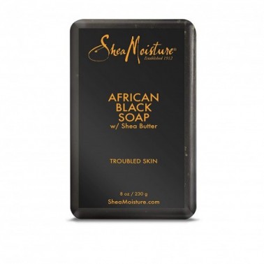 Shea Moisture African Black Soap Bath & Body Bar Soap 230G / 8Oz