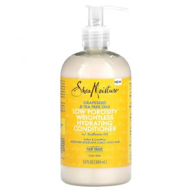 Shea Moisture Grapeseed & Tea Tree Oils Low Porosity Weightless Hydrating Acondicionador 384ml