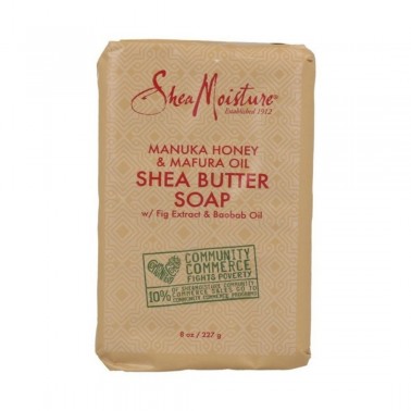 Shea Moisture Manuka Honey & Mafura Oil Shea Butter Jabón 230g
