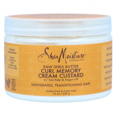 Shea Moisture Raw Shea Butter Curl Memory Cream Custard 340g