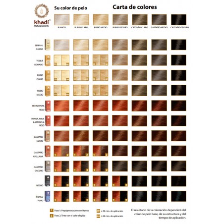 Carta de colores Khadi