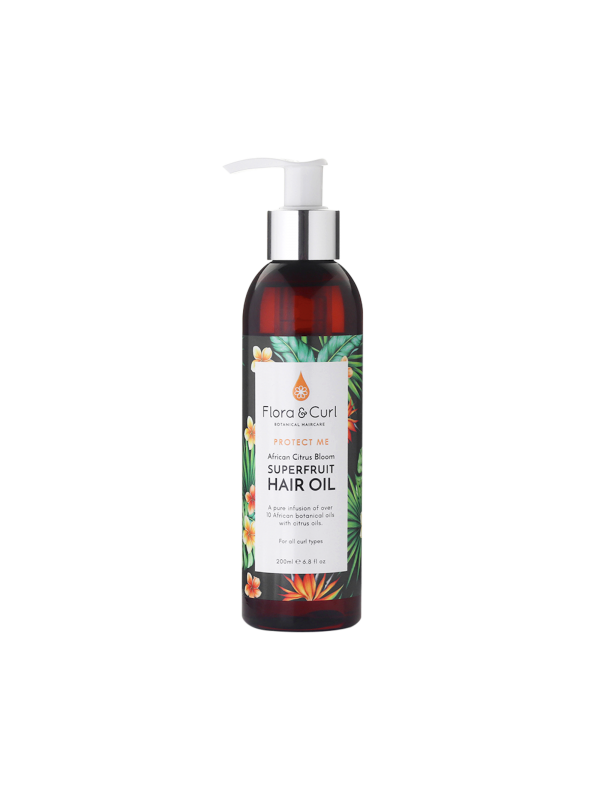 Flora & Curl African Citrus Superfruit Hair Oil 200ml.