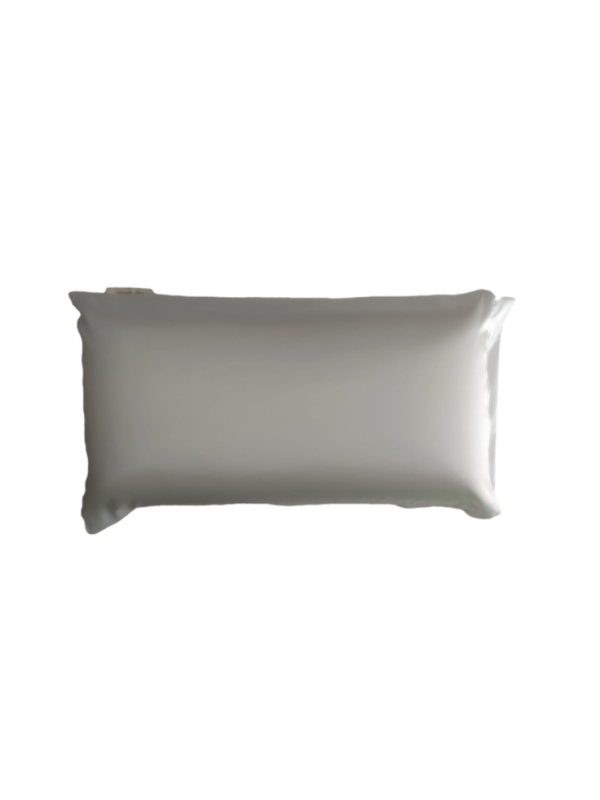 Funda de almohada de satén blanco 90x45cm - Sueños de Satén