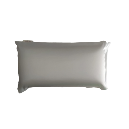 Funda de almohada de satén Blanco 75x45cm - Sueños de Satén