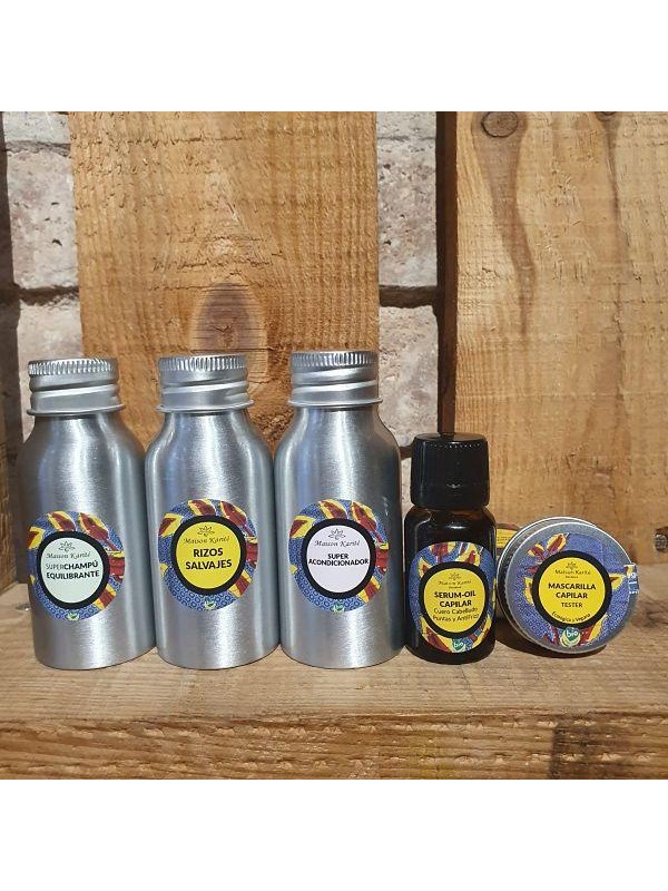 Pack de 5 MINIS Rutina Rizos Salvajes - Maison Karité
