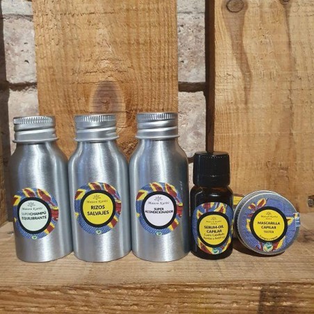 Pack de 5 MINIS Rutina Rizos Salvajes - Maison Karité