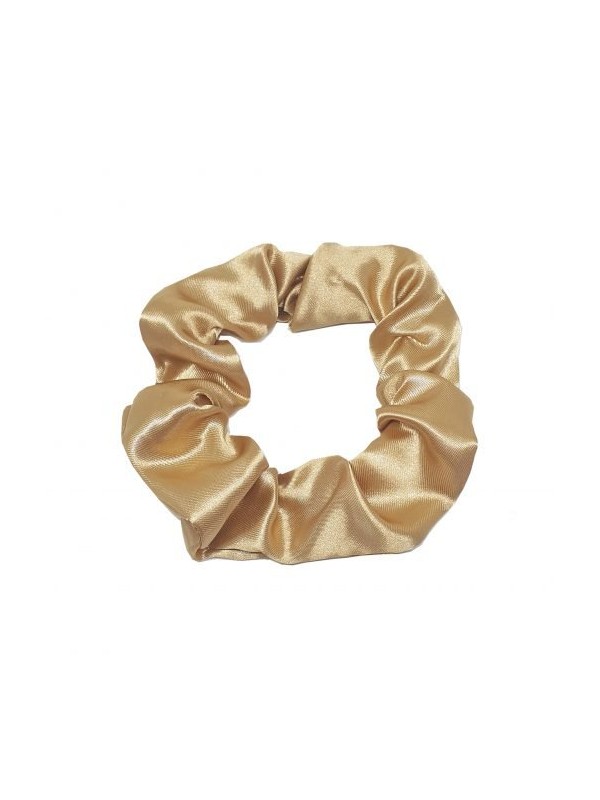 Scrunchie De Satén Dorado - ANTIFRIZZ