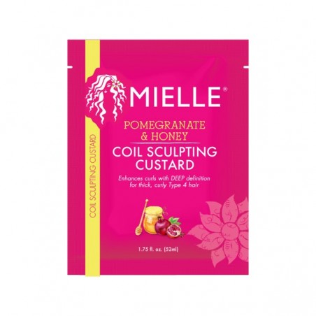 Gel Pomegranate & Honey Coil Sculpting Custard 50ml - Mielle