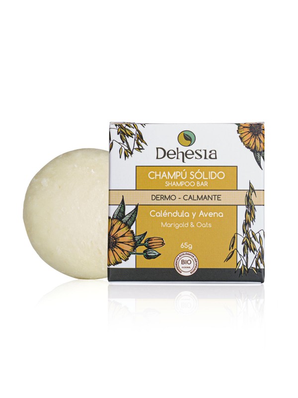 Champú Sólido BIO Dermo-Calmante con Caléndula y Avena - Dehesia