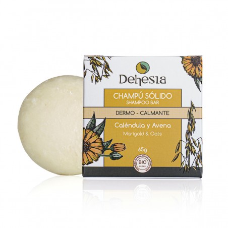 Champú Sólido BIO Dermo-Calmante con Caléndula y Avena - Dehesia